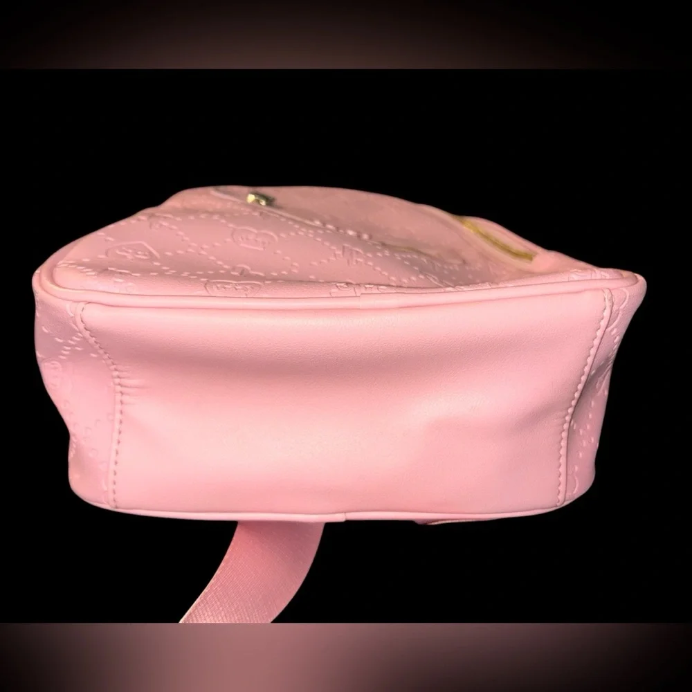 Juicy Couture Light Pink Check Me Backpack EUC